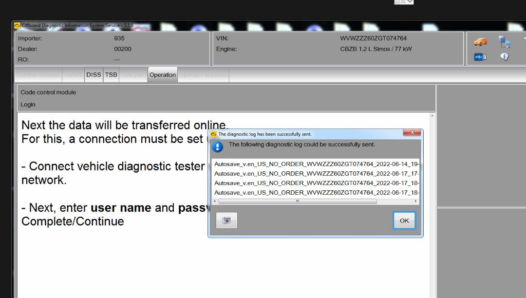 ODIS ONLINE 1 Time Access