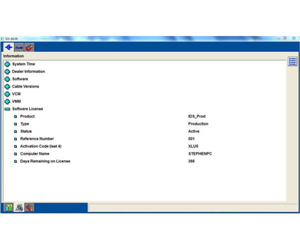 Ford IDS Software and  License 1 MONTH