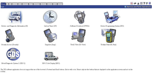 GM SPS programming software