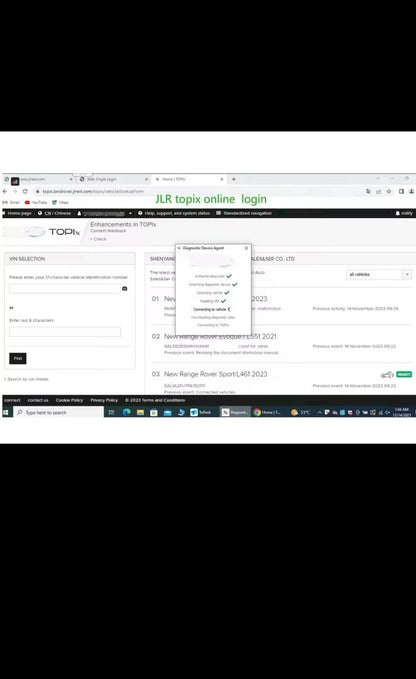 VNCI Jlr doip + 1 month free topix