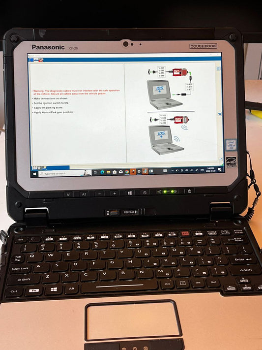PANASONIC TOUGHBOOK FULL FORD DAIGNOSTIC KIT IDS + FDRS + VXDIAG VCX NANO + MAZDA(ready2use